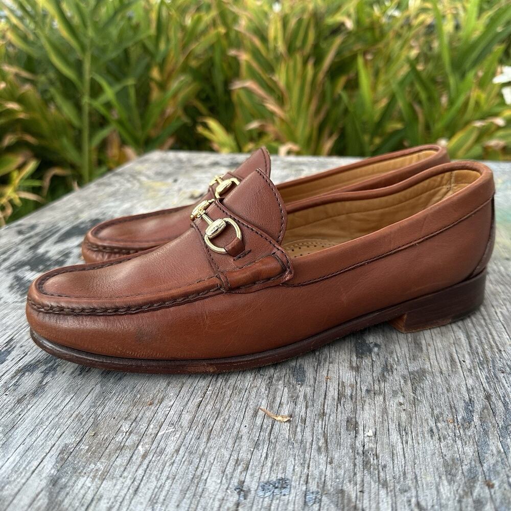 Alden Case Cod Collection Tan Leather Penny Loafer Men’s 9.5 D - USA Made - BP
